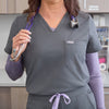 Roxy Top - Tabby Gray